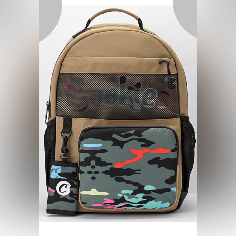 Cookies ESCOBAR SMELLPROOF BACKPACK 
with Matching Velcro Wallet ~ NWT
